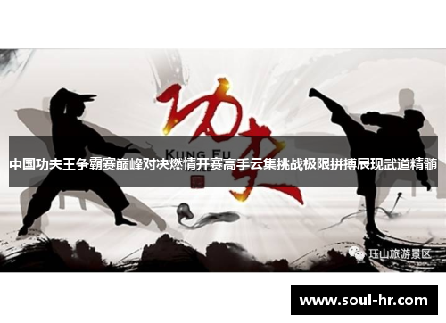 中国功夫王争霸赛巅峰对决燃情开赛高手云集挑战极限拼搏展现武道精髓